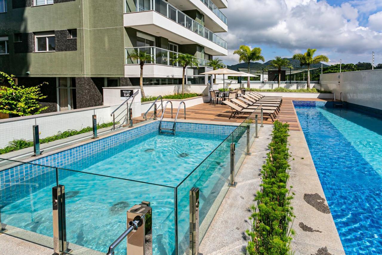 Apto novo e sofisticado a 150m Praia Brava ABC201 Itajaí Exterior foto